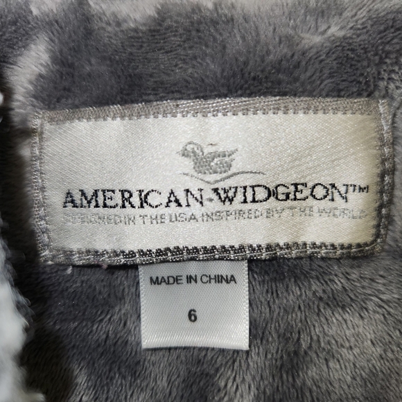 AMERICAN WIDGEON Faux Fur Hooded Coat In Cookie Cream Bun Size 6 - Picture 13 of 15